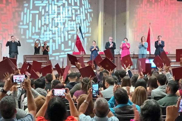 I Acto de Graduación de la Facultad de Ciencias de la Salud 2024, llevada a cabo el 17 de mayo de 2024.