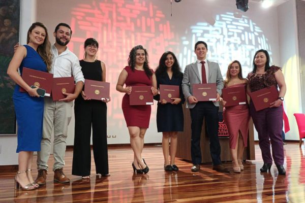 I Acto de Graduación de la Facultad de Ciencias de la Salud 2024, llevada a cabo el 17 de mayo de 2024.