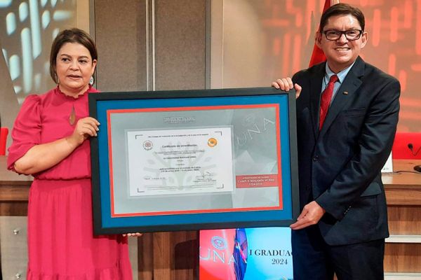 I Acto de Graduación de la Facultad de Ciencias de la Salud 2024, llevada a cabo el 17 de mayo de 2024.